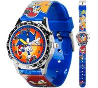Accutime Japanese Quartz Children's Analog Watch with Silicone Strap SNC9034AZ, Blue