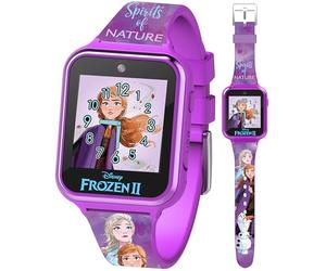 Accutime Kids Disney Frozen Smart Watch with Camera for Kids and Toddlers - Interactive Smartwatch for Boys & Girls with Games, Voice Recorder, Calculator, Pedometer, Alarm, Stopwatch, Purple, 40mm,