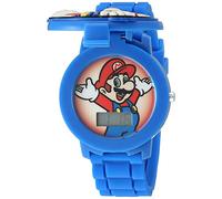 Accutime Kids Nintendo Super Mario Kart Luigi Bowser Digital LCD Quartz Wrist Watch, Cool Inexpensive Gift & Party Favor for Toddlers, Boys, Girls, Adults All Ages