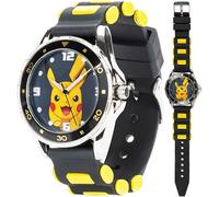 accutime Kids Pokemon Pikachu Analog Quartz Watch for Boys, Girls, and Adults All Ages