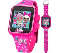 Accutime LOL Surprise Touchscreen Exclusive Pink Smartwatch for Kids-Engaging Educational Games, Step Counter, Fun&Interactive Timepiece (LOL4264AZ)