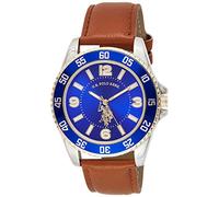 Accutime Men Analog Quartz Watch with Faux Leather Strap USC50479