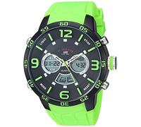 Accutime Men's Analog Quartz Watch with Rubber Strap US9543