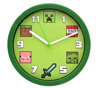 Accutime Minecraft Blocks 10" Analog Wall Clock