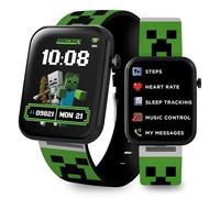 Accutime Minecraft Kids Green Printed Strap Smart Watch MIN4363ARG