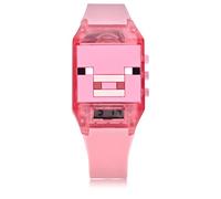 Accutime Minecraft Pig Mob Silicone Digital Watch