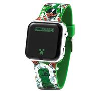 Accutime Minecraft V2 LED Watch P001433 - Boy - Digital - Quartz - Aluminum - Plexi Glass Green 20 mm