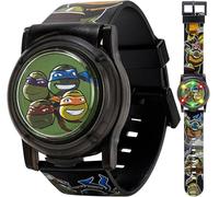 Accutime Ninja Turtles Kids' Digital Watch, Black, Japanese