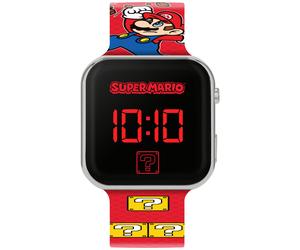 Accutime Nintendo Super Mario LED Watch P001636 - Boy - 35 mm - Digital - Quartz Black 20 mm