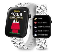 Accutime Peanuts Snoopy Kids White Printed Strap Interactive Smart Watch