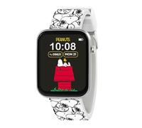 Accutime Peanuts Snoopy Kids White Printed Strap Interactive Smart Watch