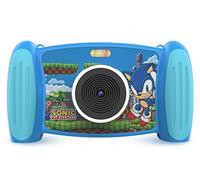Accutime SNCC3009 Interactive Children's Camera Sonic, 5MP Photo, 1080p Video Resolution, 4x Zoom, 5 Fun Filters & Special Effects, 4 Cool Games, 2-in-1 Screen, with Micro SD Card, Blue