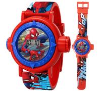 Accutime Spider Man Boy's Digital Quartz Watch with Plastic Strap SPD4430