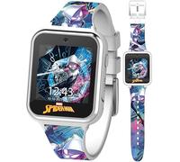 Accutime Spiderman Ghost Spider Kids Educational Smart Watch with Touch Display - Multicolour Bracelet - Toy - Kids, Toddlers, Selfie Cam, Games, Alarm, Calculator