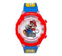 Accutime Super Mario Light-Up Digital Watch: Time for Adventures! (Age 3+), Blue, Kids Digital Wristwatch