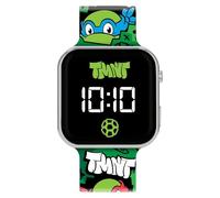 Accutime Teenage Mutant Ninja Turtles LED Display Watch with Silicone Character Strap for Kids