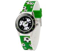 Accutime Time Teacher Football P001767 - Boy - 32 mm - Analogue - Quartz - Plexi Glass Black/White 15 mm