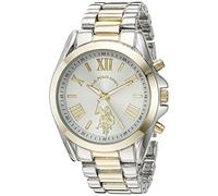 Accutime Women Analog Quartz Watch with Alloy Steel Strap USC40117