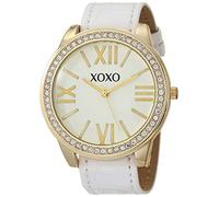 Accutime Women Analog Quartz Watch with Faux Leather Strap XO9148AZ