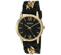 Accutime Women Analogue Analog-Quartz Watch with Rubber Strap XO8101