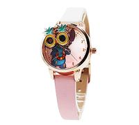 Accutime Women's Disney Lilo & Stitch Pink Gradient Analog Quartz Wrist Watch with Small Face, Rose Gold Accents for Girls, Boys, Kids All Ages (Model: LAS5032AZ), Light Pink, Analog Wrist Watch