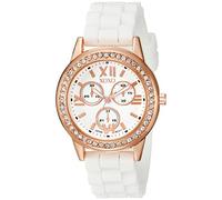 Accutime XOXO Women's XO8081 Analog Display Japanese Quartz White Watch, White, Japanese