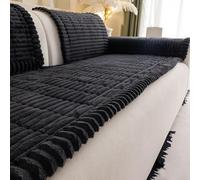 ACCZ Plush Sofa Cover,Non Slip Faux Fur Sofa Cover for Cushion Sof a Pet Friendly,All Seasons Plush Fuzzy So fa Covers Washable,Soft Cozy Dog Bed Mat S ofa Slipcovers Furniture Protector