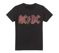 ACDC AC/DC Mens Animal Print T-Shirt (Black) Cotton - Size 5XL