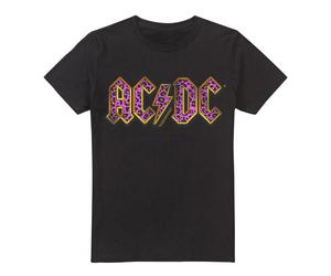 ACDC AC/DC Mens Animal Print T-Shirt (Black) Cotton - Size Medium
