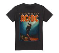 ACDC AC/DC Mens Let There Be Rock T-Shirt (Black) Cotton - Size 3XL