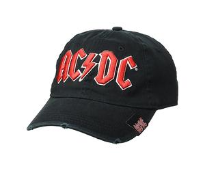 ACDC AC/DC Unisex Adult Logo Baseball Cap (Black/Red) - One Size