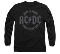 ACDC AC/DC Unisex Adult Tour Emblem T-Shirt (Black) Cotton - Size Small