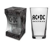 ACDC Back in Black Pint Beer Glass (rz)