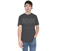 ACDC Back in, Black Unisex T Shirt, Black, Medium