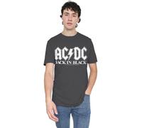 ACDC Back in, Black Unisex T Shirt, Black, Medium