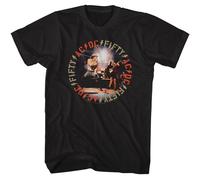 ACDC - Band On Stage 50 - American Classics - Solid Black Adult Short Sleeve T-S