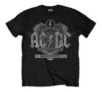 ACDC Men's AC/DC Black Ice T-Shirt, White (Black Black), Medium (Manufacturer Size:Medium)