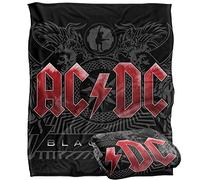ACDC Black Ice Silky Touch Super Soft Throw Blanket 152 X 127 cm