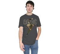ACDC Camo Bolt Unisex T Shirt, Black, Large