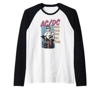 ACDC Dirty Deeds Done Dirt Cheap Rock Music Band Raglan Baseball Tee