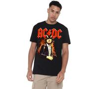 ACDC Fire and Horns Unisex T Shirt, Black, XX-Large