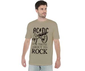 ACDC for Those About to Rock Unisex T Shirt, Safari Green, Medium