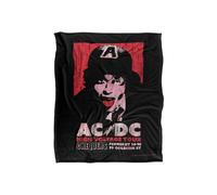 ACDC High Voltage Live 1975 Silky Touch Super Soft Throw Blanket 152 X 127 cm AC/DC White One Size