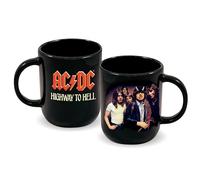 ACDC Highway to Hell Ceramic 20 oz Black Cappuccino Ceramic Mug