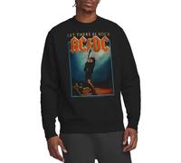 ACDC Let There Be Rock Crew Sweatshirt, Black, Small
