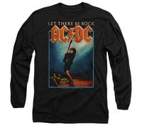 ACDC Let There Be Rock Mens Long Sleeve T Shirt, Black, Large