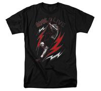 ACDC - Live - Adult Unisex Short Sleeve T-Shirt - Black
