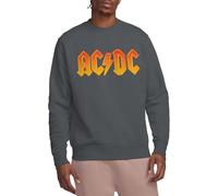ACDC Logo Crew Sweatshirt, Charcoal, X-Large