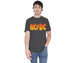 ACDC Logo Unisex T Shirt, Charcoal, Medium
