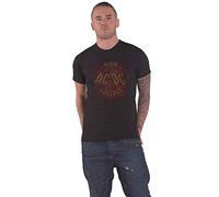 ACDC Men's AC/DC High Voltage Vintage T-Shirt, Black (Black Black), Small (Size:Small)